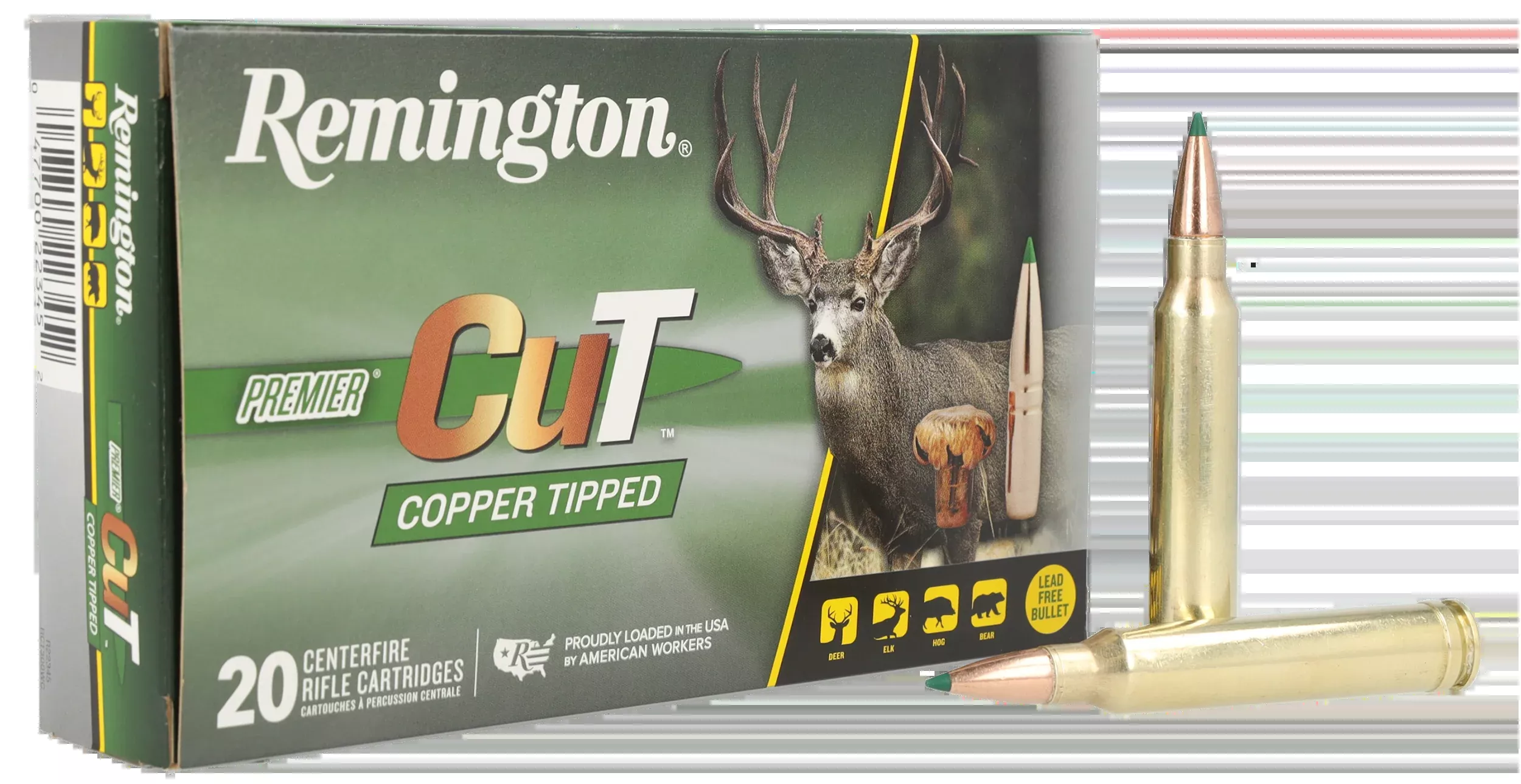 Remington Ammunition Premier CuT .300 Win Mag 180gr Copper Tipped Rifle Ammo 20rd Box R22345