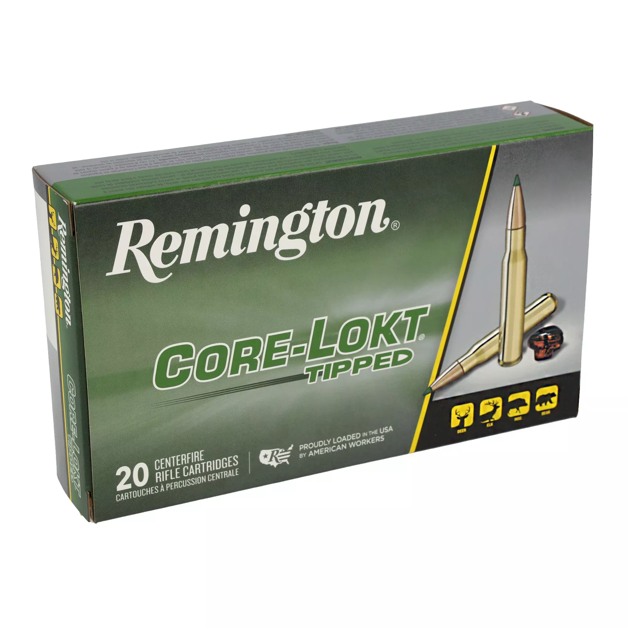 Remington Core-Lokt Tipped 6.5 PRC 140 Grain Polymer Tip Hunting Rifle Ammo, Box of 20 R20043