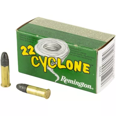 Remington CYCLONE 22 LR 36 Grain Hollow Point - 50 Round Box