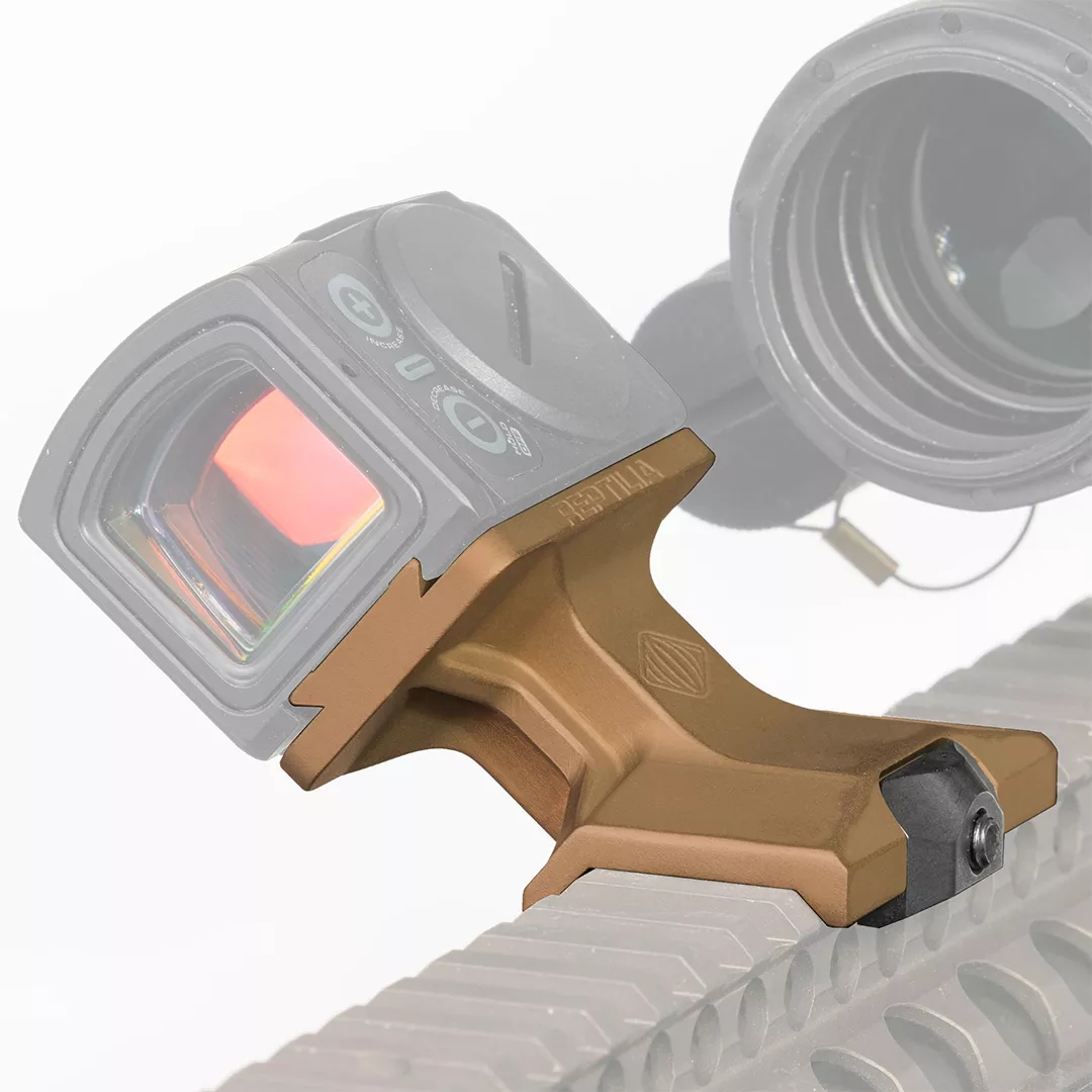 Reptilia DOT Offset Optic Mount - Aimpoint ACRO & Steiner MPS