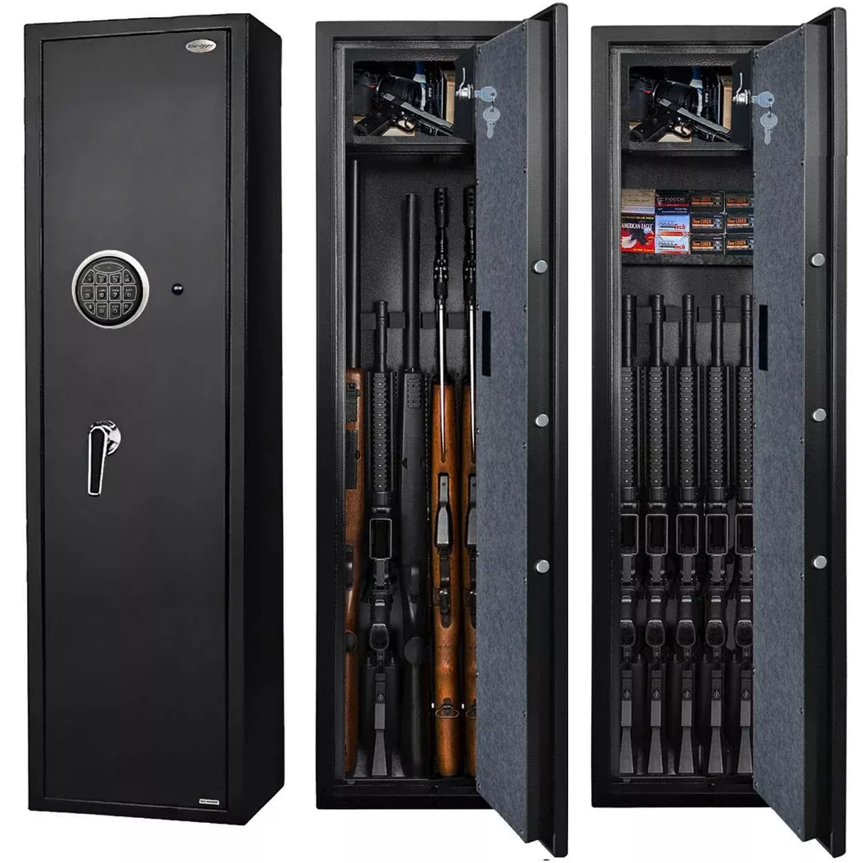 Rifle Safe, Large, 5-6 Long Gun Safe - LARS003