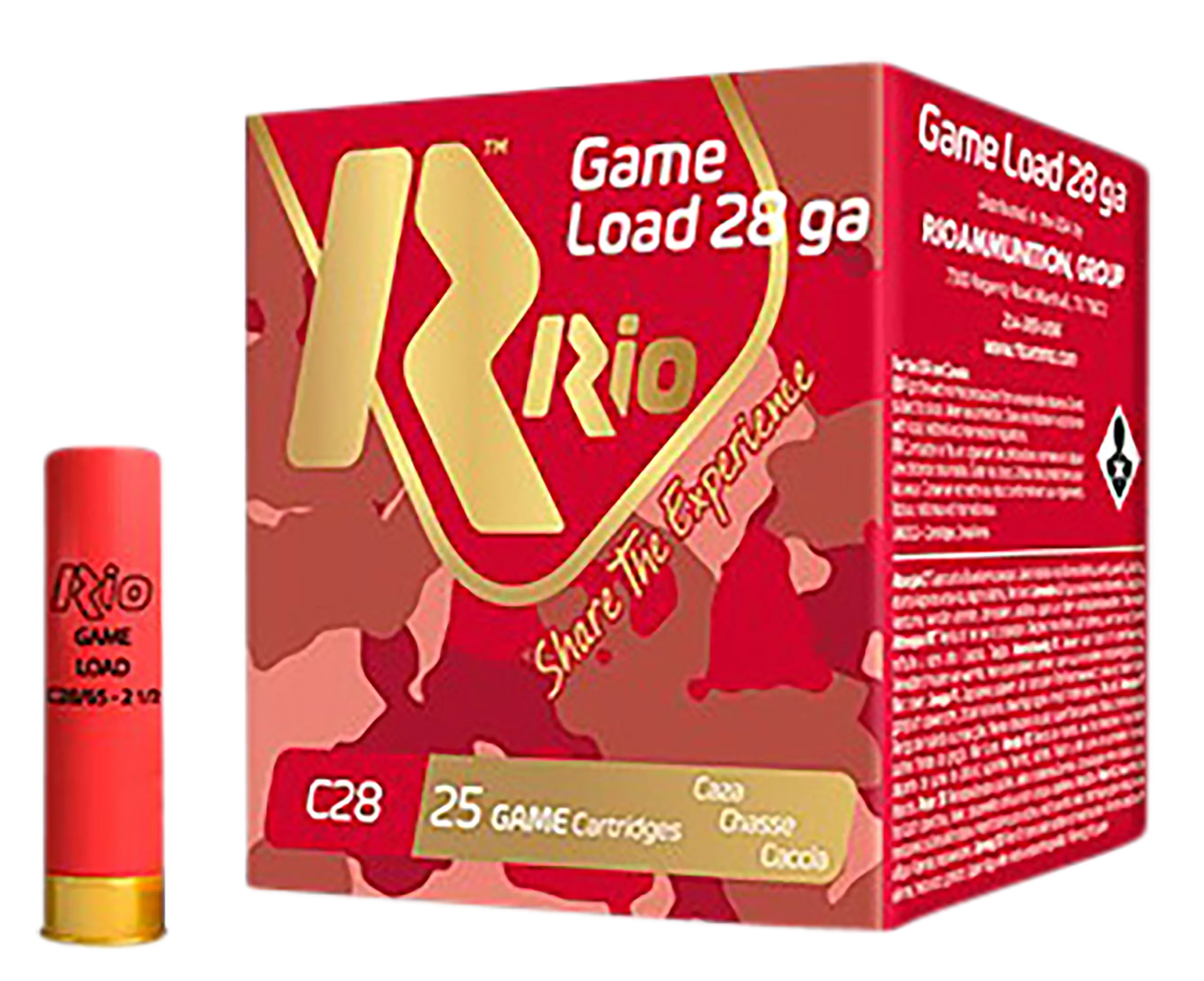 Rio Ammunition RCHV2875 Game Load Heavy Field 28Gauge 2.75" 1oz 7.5Shot 25 Per Box/10 Case