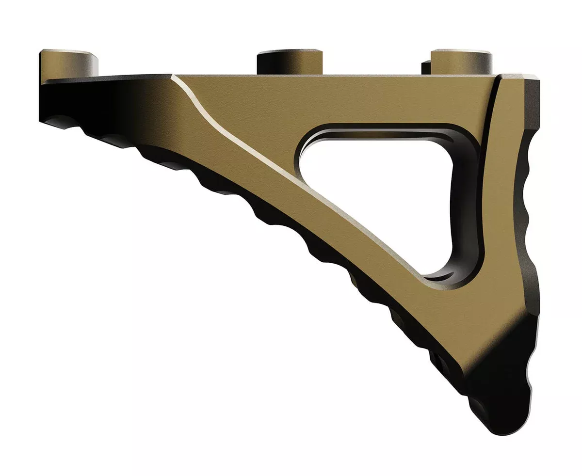 Rise Armament RA030SB Micro Hand StopSkeletonized Spartan Bronze Aluminum for M-LOK Handgaurd