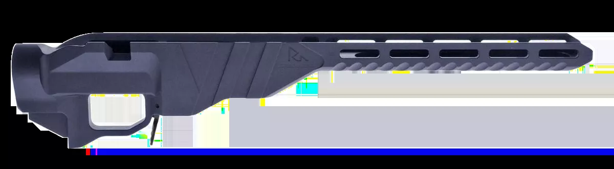 Rival Arms RA90RM01C R-700 Precision Chassis System Satin Gray Aluminum Remington 700 SA