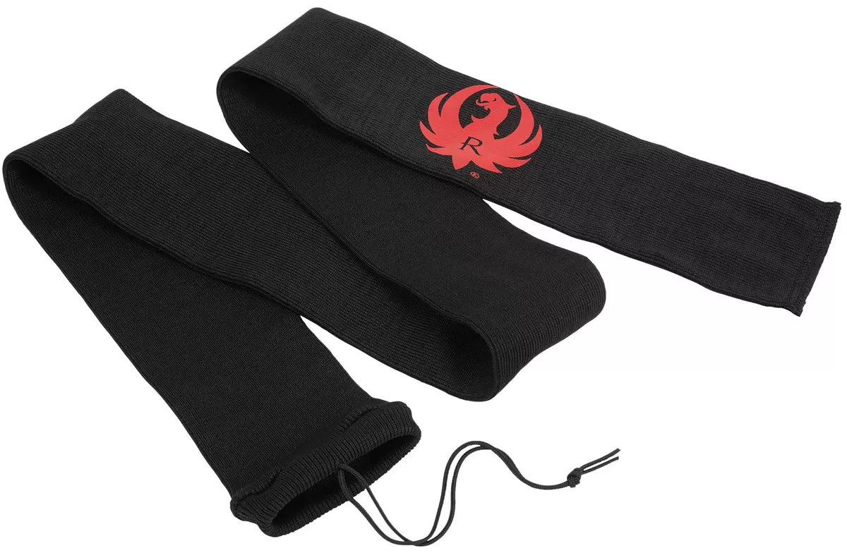Ruger 13401 Gun Sock52" Rifle Or Shotgun, Black Knit With Ruger Logo