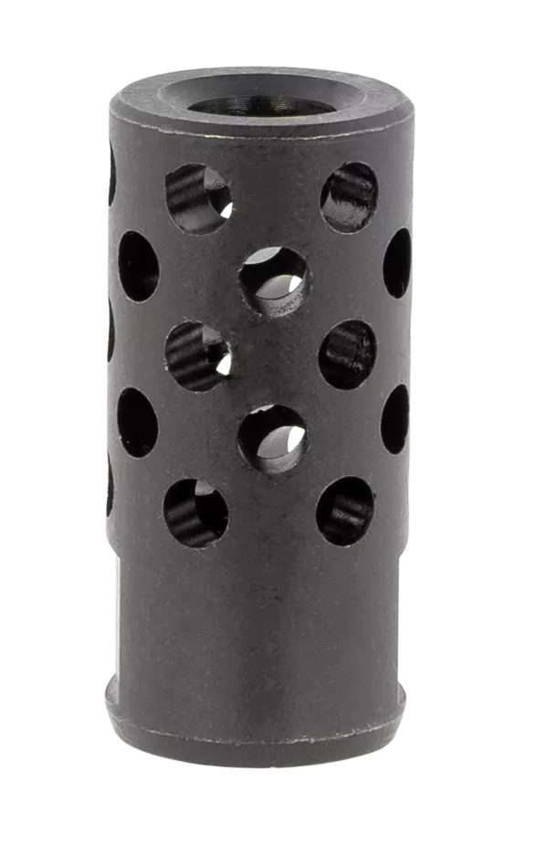 Ruger 90699 Radial Ported Muzzle Brake Black Oxide Steel 1/2"x28 Threads 1.75" OAL .8" Diameter, 35 Cal