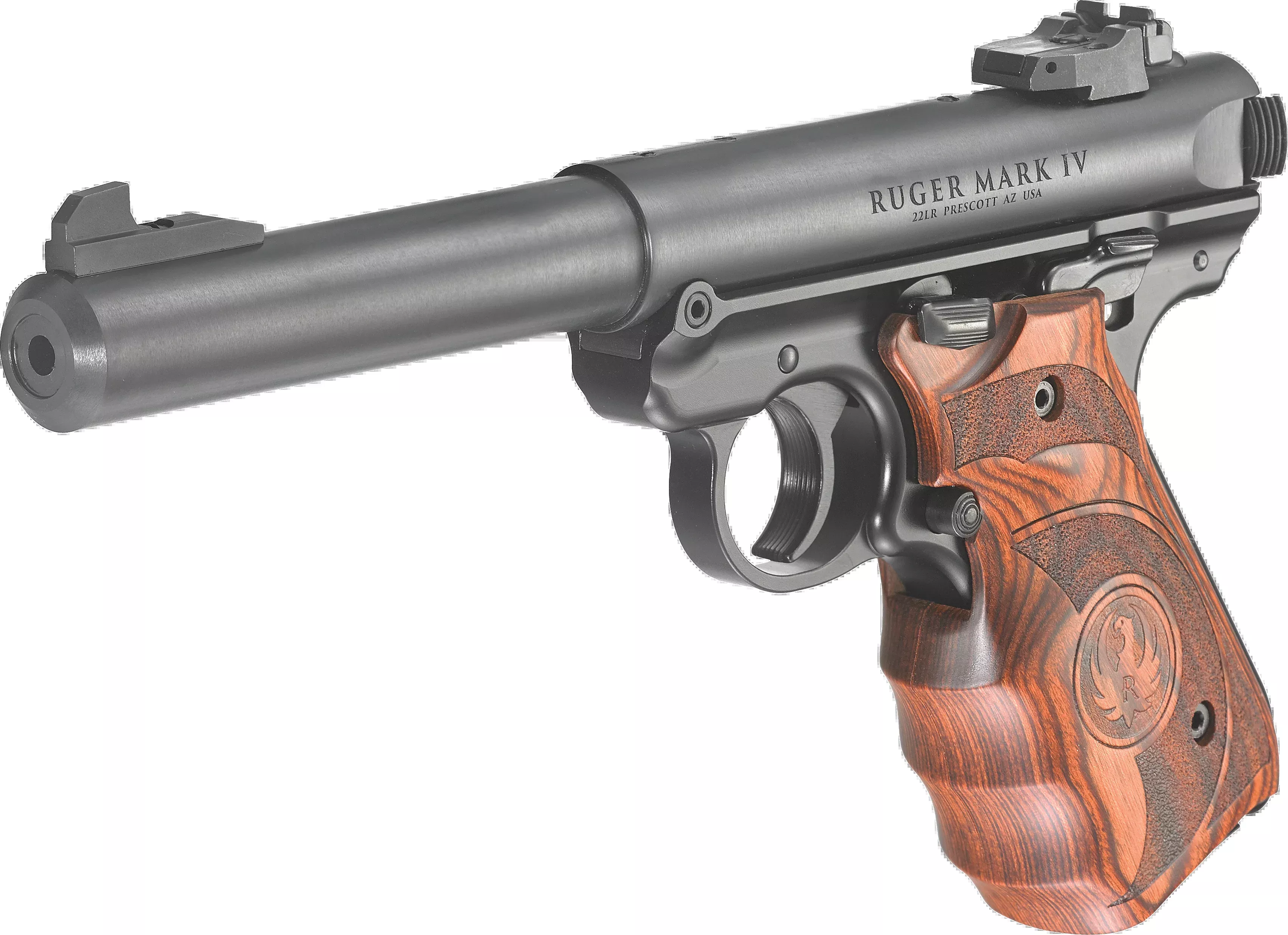 Ruger Mark IV Target 22 LR 10+1 5.50" Stainless Bull Barrel Semi-Auto Pistol