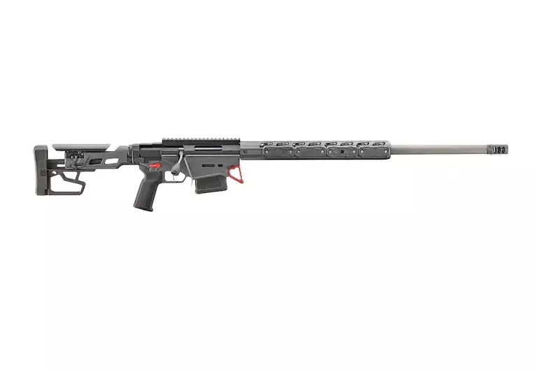 Ruger Precision Custom Bolt Action Rifle 6mm GT 26″ Stainless Threaded Barrel Stealth Gray Frame Black Folding Stock