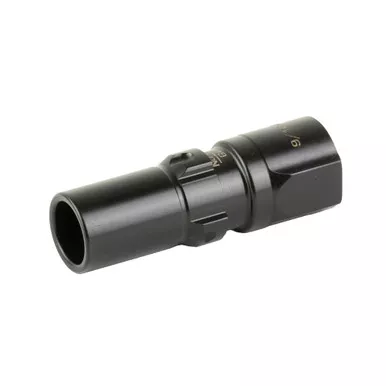 Rugged Suppressors 45ACP 3 Lug Adapter - 9/16x24 Thread Pitch to .45 ACP 3 Lug, Black