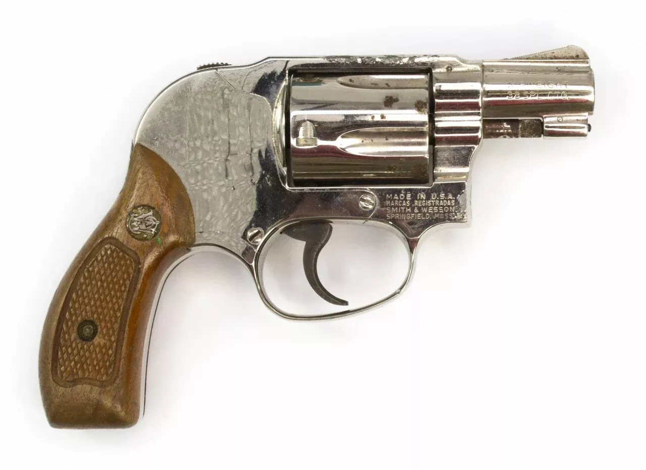 S&W .38 Revolver, .38 Special, 2" Barrel, Nickel