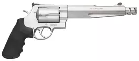 S&W 500 PERFORMANCE CENTER - 500SW 7.5" 5-SH AS SS RUBBER