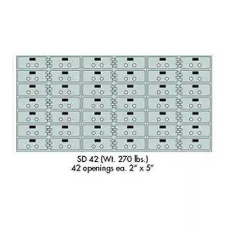 SafeandVaultStore SD-42 Safe Deposit Boxes (42 - 2" x 5" Openings)