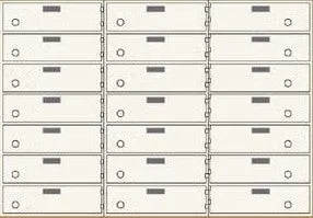 SafeandVaultStore SDBAXSN-21 Single Lock Safe Deposit Boxes