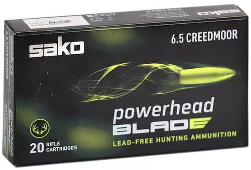 Sako TRG 6.5 Creedmoor 120 Gr Power Blade Ammo - 20 Rounds for Match-Grade Shooting