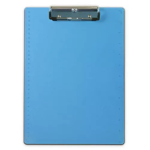 SAUNDERS - BLUE ACRYLIC CLIPBOARD