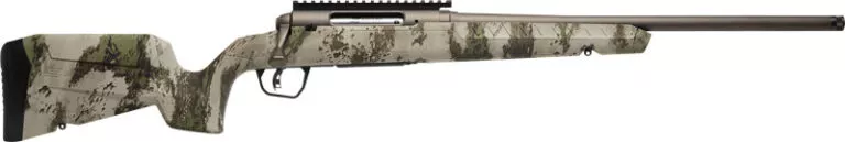 SAVAGE AXIS 2 PRO 7MM-08 20" - HSB COMPACT TB BRONZE/WOODLAND