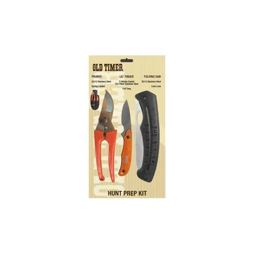 Schrade Old Timer Hunt Prep Knife Kit