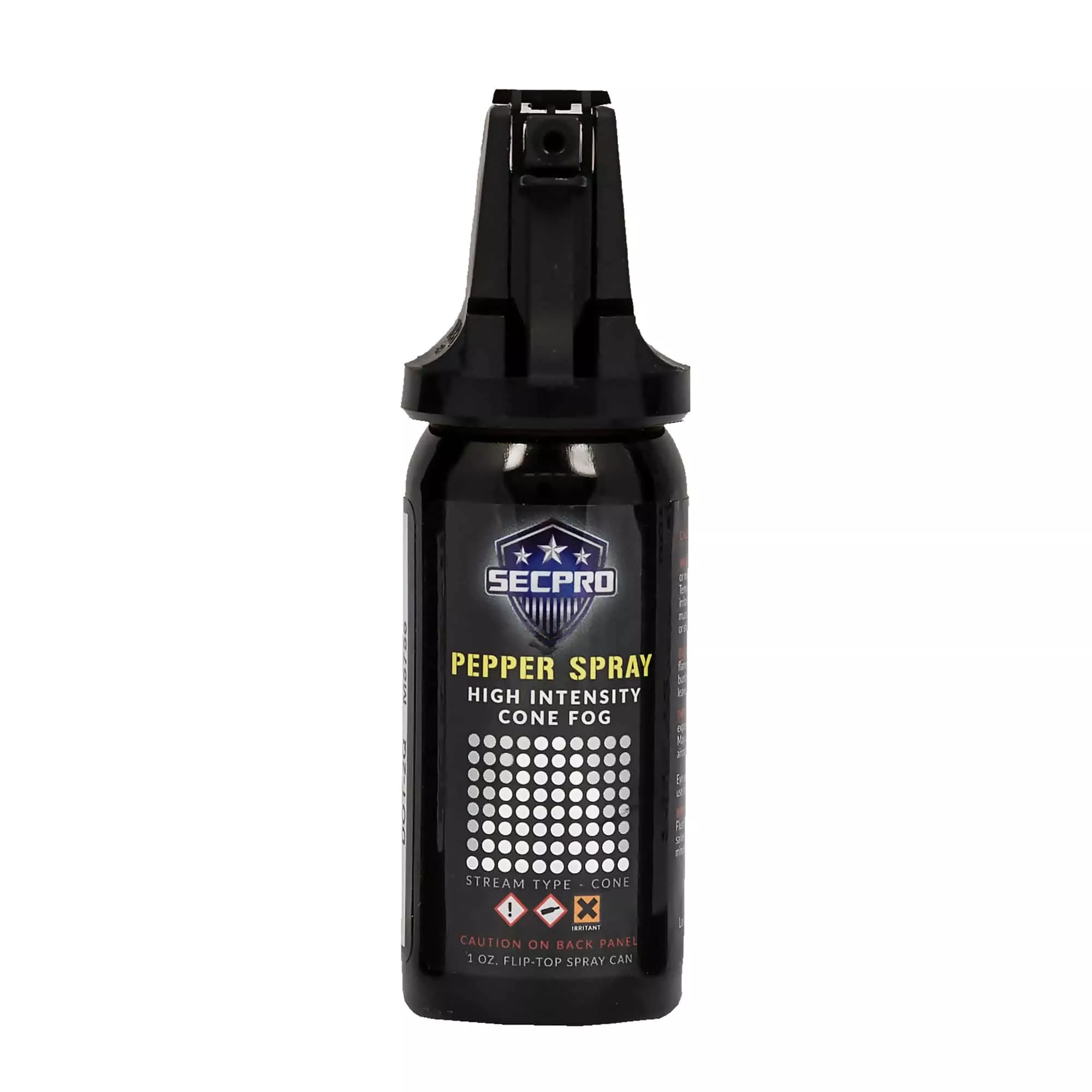 SecPro Compact High Intensity Cone OC Pepper Spray - Level III Cone Fogger - 1 oz.