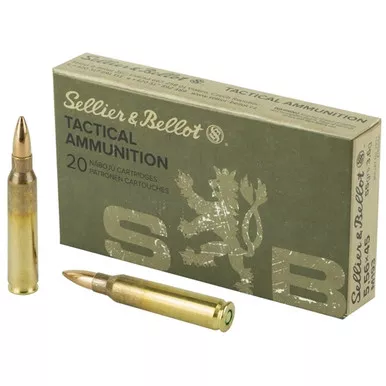 Sellier & Bellot 5.56x45 M193 NATO Ammo 55 Grain Full Metal Jacket