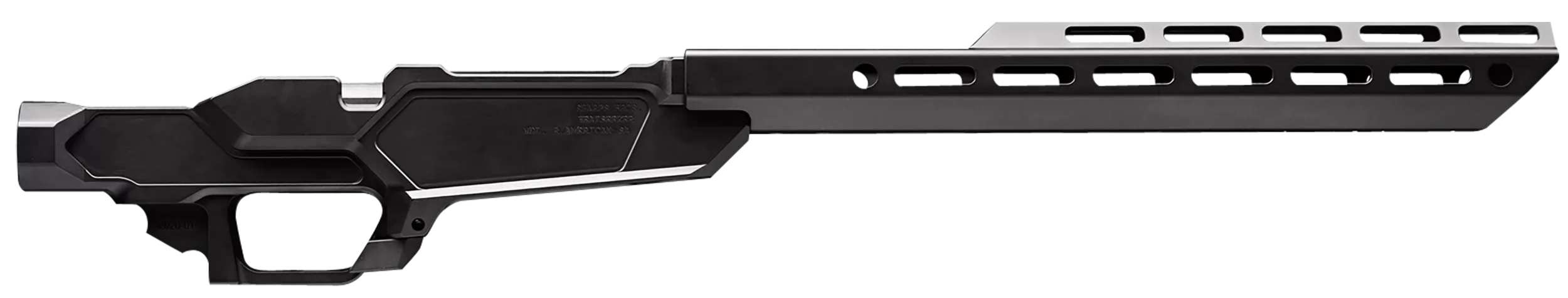 Sharps Bros SBC03 Heatseeker Rifle Chassis Stock Fits Remington 700, 6061-T6 Aluminum w/Cerakote Finish, 14" M-LOK Handguard, Compatible w/AICS Short Action Magazines