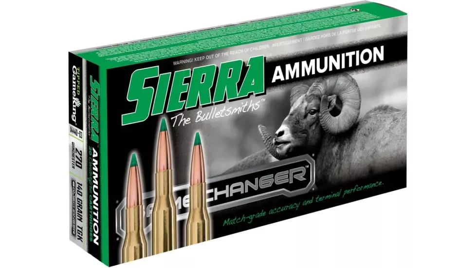Sierra Ammunition | GameChanger .270 Winchester | 140 Grain Sierra Tipped GameKing | 20rd