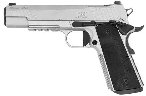 Sig Sauer 1911XR-45-SS 1911Full Size Frame 45 ACP 8+1 5″ Optic Ready/Serrated Stainless Steel Slide & Frame w/Beavertail & Picatinny Rail