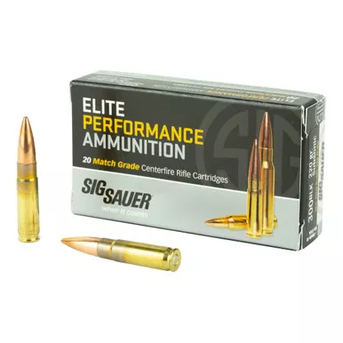 Sig Sauer Elite Performance Match 300 AAC Blackout 220 Grain Open Tip Match Subsonic - 20 Round Box