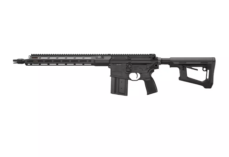 Sig Sauer HYP Semi Automatic Rifle 277 Sig Fury 16″ Black Threaded Barrel Anodized Frame Black Pistol Grip