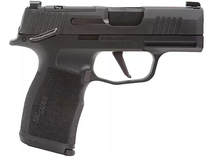 Sig Sauer P365X 9mm Luger Pistol 3.1″ Barrel 12+1 Round Nitron Slide Black Grip Stainless Frame Manual Safety