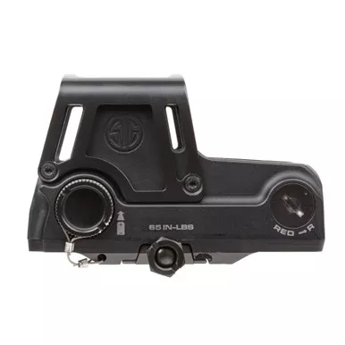 Sig Sauer ROMEO9T Red/Green Dual Zero Optic - 1MOA / 65MOA Selectable Reticles, 38mm Objective, Titanium Shroud, Includes Flipback Lens Cap, Killflash (ARD), Black Finish