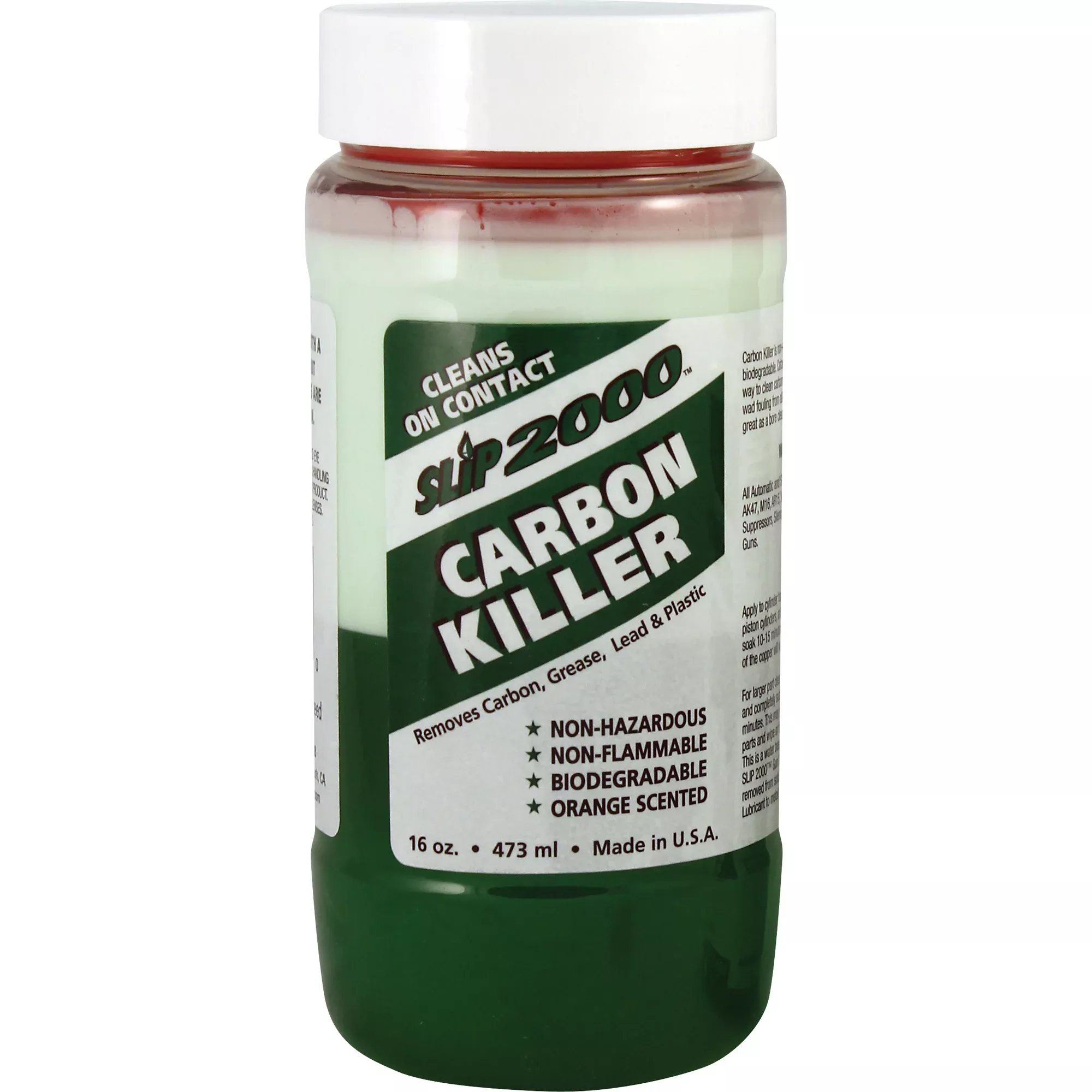 Slip 2000 Carbon Killer Gun Parts Cleaner – Non-Hazardous, Biodegradable, Orange Scented, 60108-12