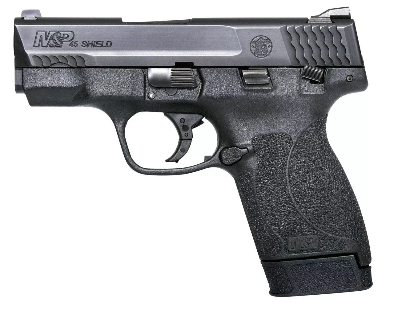 Smith & Wesson 180022 M&P Shield M2.0 45 ACP 3.30 6+1 & 7+1 Black Armornite Stainless Steel Slide Polymer Grip