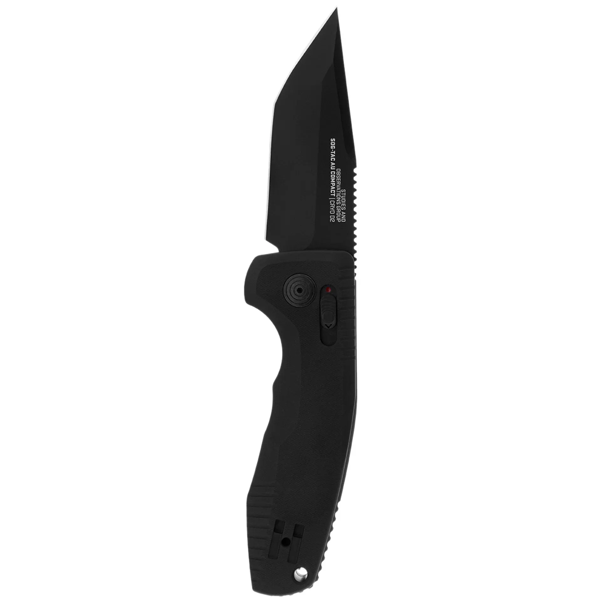 SOG-TAC AU Compact – Black / Tanto / Straight Edge