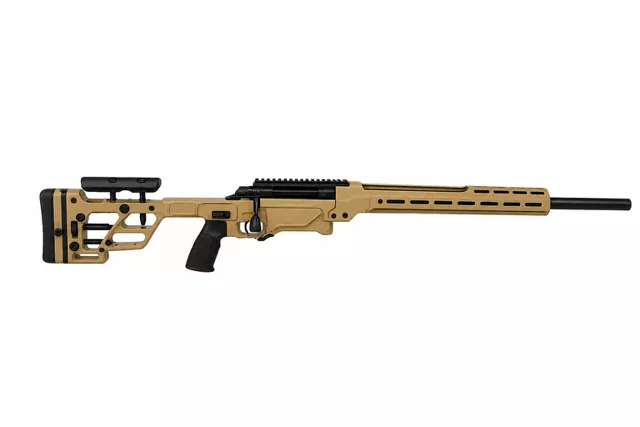 SOLUS COMPETITION RIFLE - FDE 22" 6.5 CREEDMOOR, SENDERO Daniel Defense Chassis