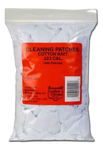 Southern Bloomer 122 Cleaning Patches223 Rem,5.56x45mm NATO Cotton 1000 Per Bag