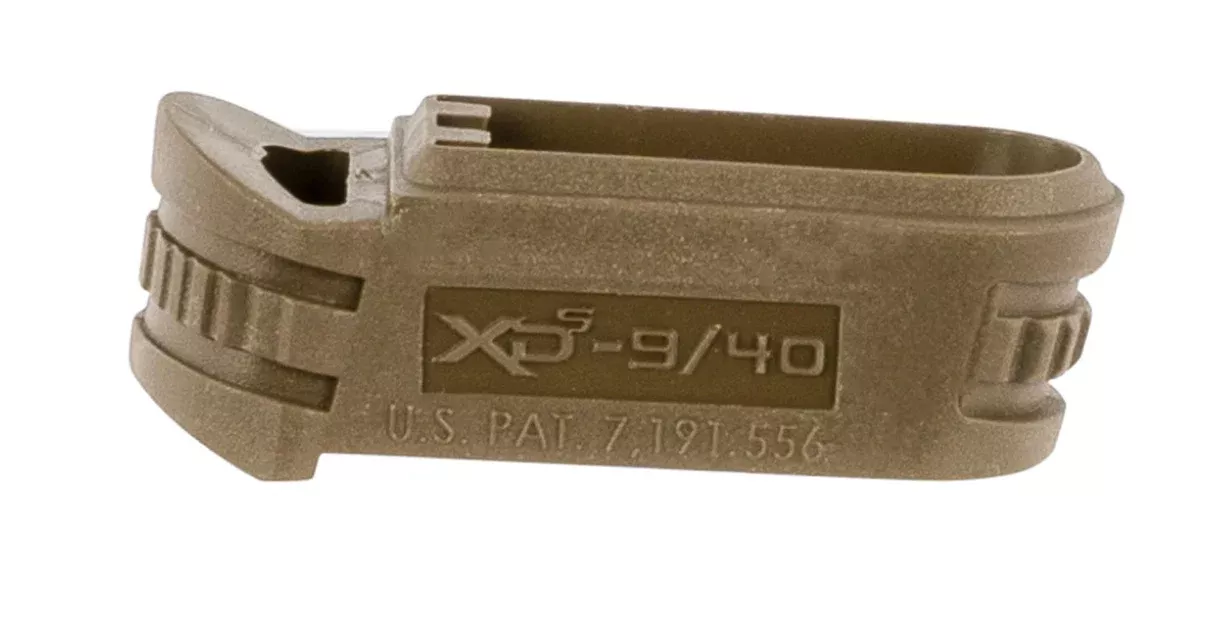 Springfield Armory XDS5902MFDE Backstrap Sleevemade of Polymer with Flat Dark Earth & 1 Piece Design for 9mm Luger Springfield XD-S with #2 Backstrap & 3"-4" Barrel