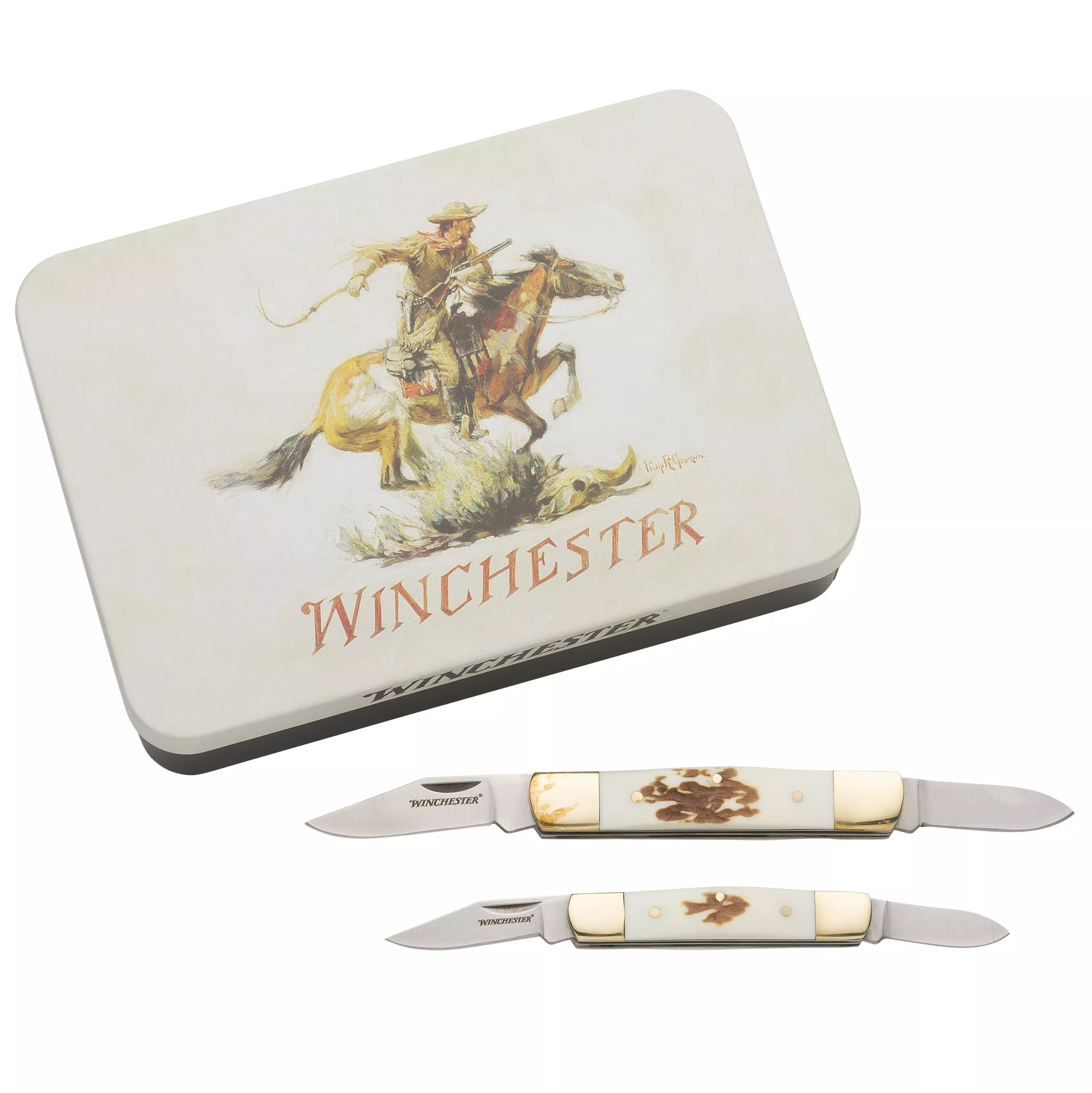 Stag Stockman Combo Knife Tin