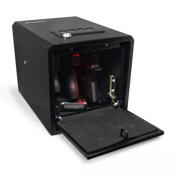 Stealth Handgun Hanger Safe Quick Access Electronic Pistol Security Box