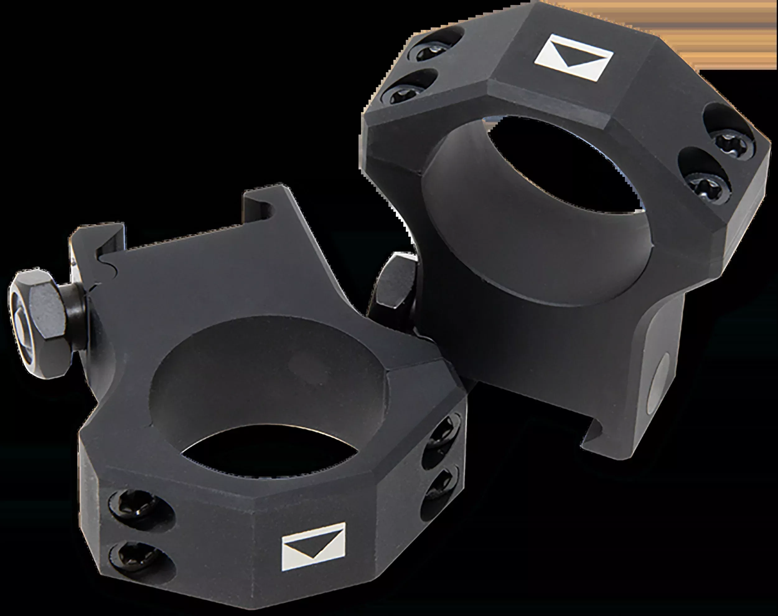 Steiner T-Series Scope Rings, 30mm High Aluminum Pair for Picatinny Rails, 5962