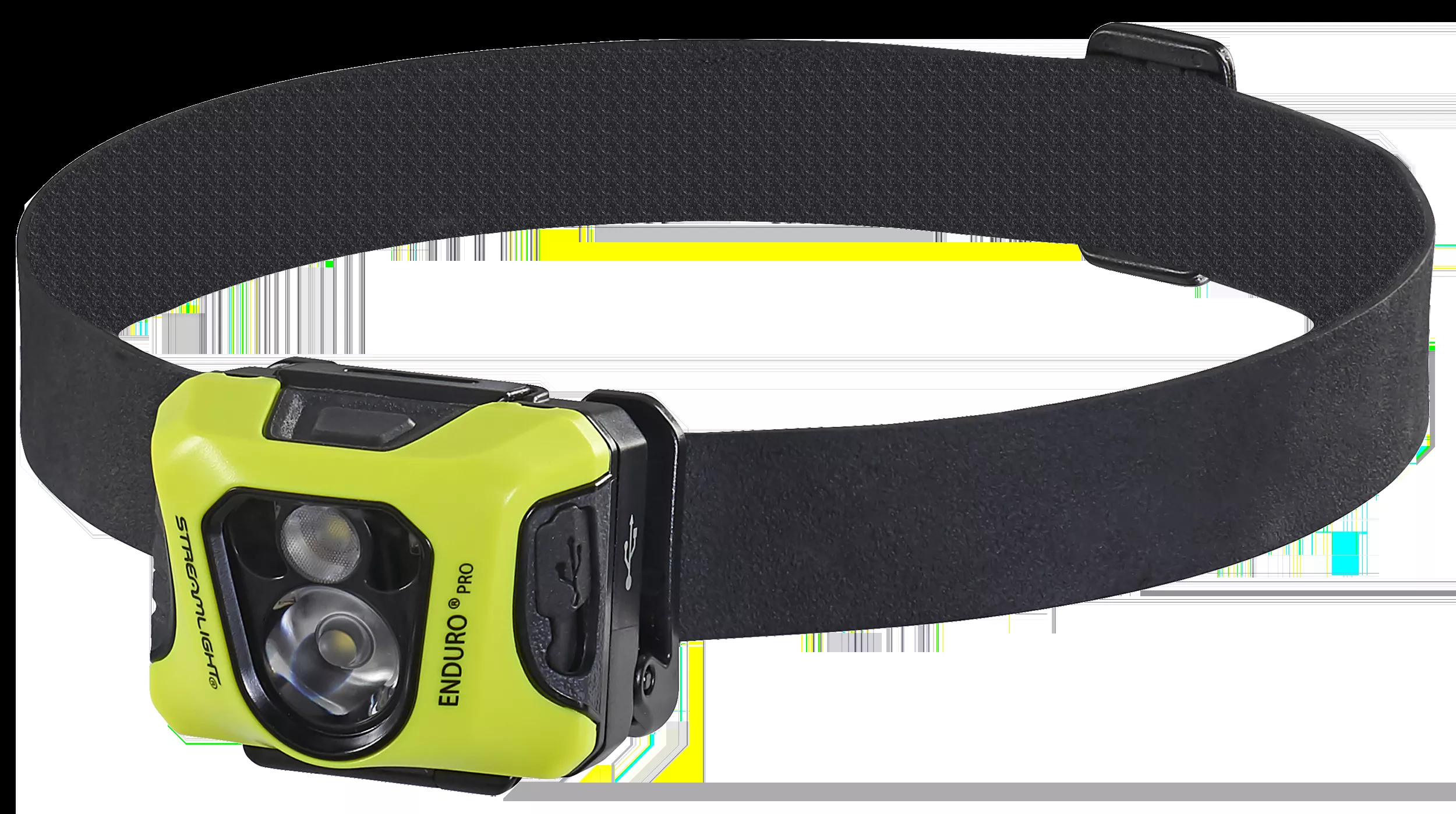 Streamlight 61436 Enduro Pro W/Dual Lock 15/25/50/90/145/200 Lumens White LED Bulb Black/Yellow 95 Meters Distance