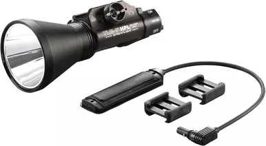 Streamlight 69219 TLR1 HPL 1000-Lumen Long-Range Rail Mounted Weapon Light Strobe w/ Long Gun Kit, Thumbscrew, Safe Off & Remote Pressure Switch