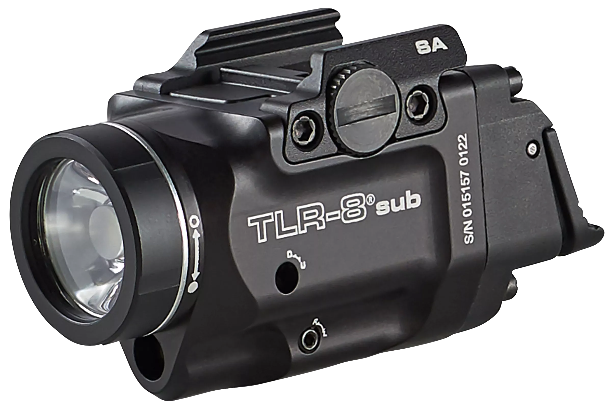 Streamlight 69419 TLR-8 Sub Gun Light with Red LaserBlack Anodized 500 Lumens White LED Springfield Armory Hellcat