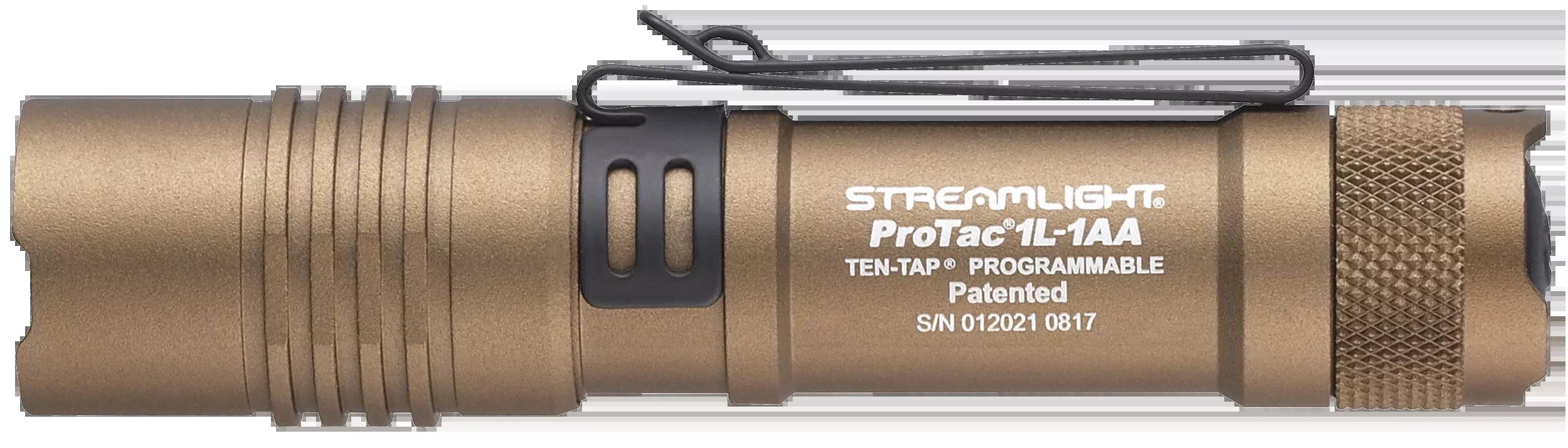 Streamlight ProTac 1L-1AA Everyday Carry Flashlight, Dual Fuel 350 Lumens Coyote C4 LED 88073