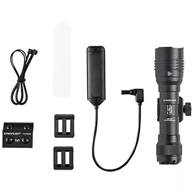 Streamlight ProTac RM HL-X Pro - Includes Jack-Cap, M-LOK Kit, Momentary Switch, Hardware Kit, 2.5 mm Allen Wrench, (2) CR123A batteries