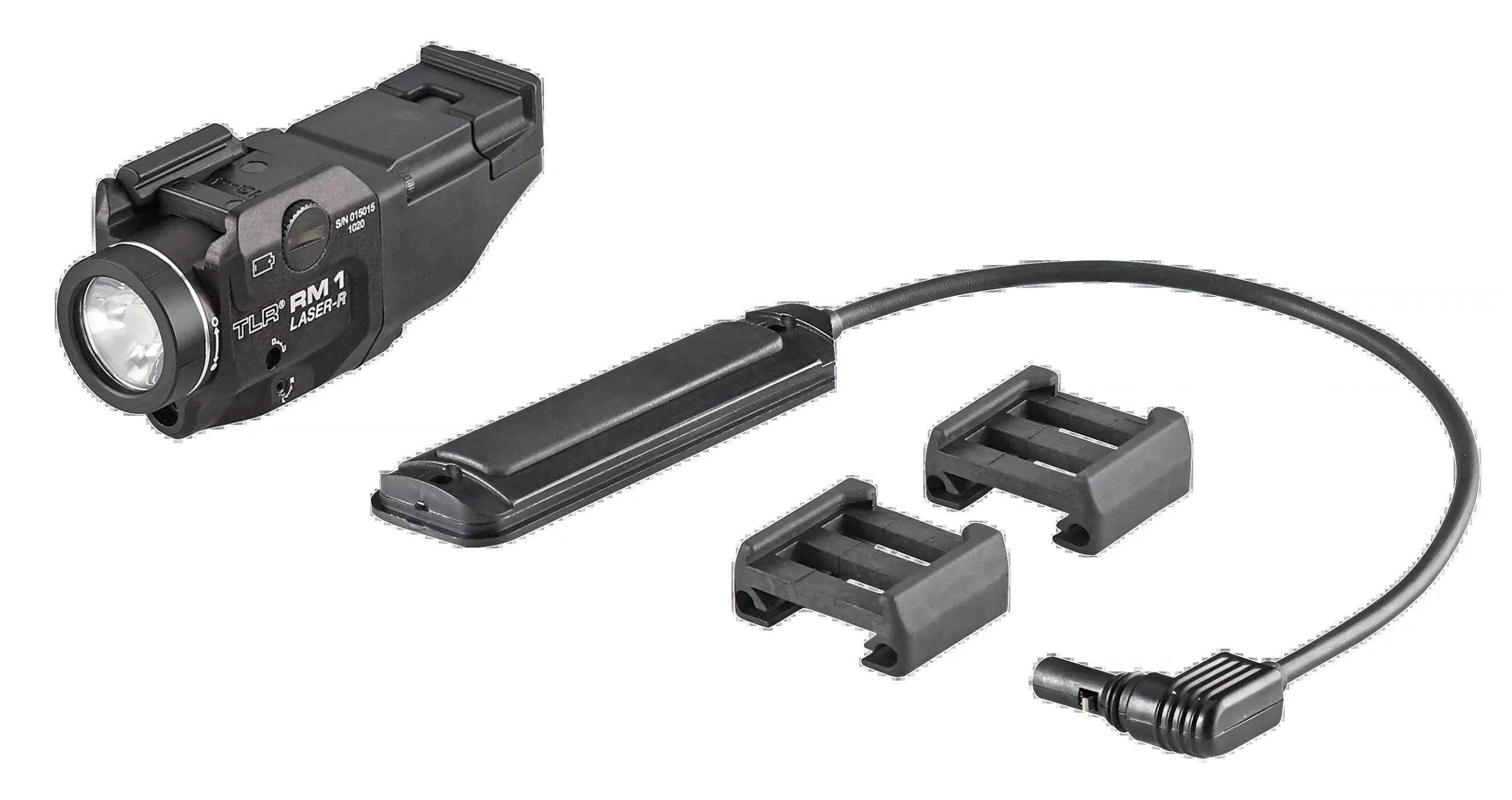 Streamlight TLR RM 1 Laser Long-Gun Light, 500-Lumen LED, Red Laser, Black Anodized Aluminum - 69445