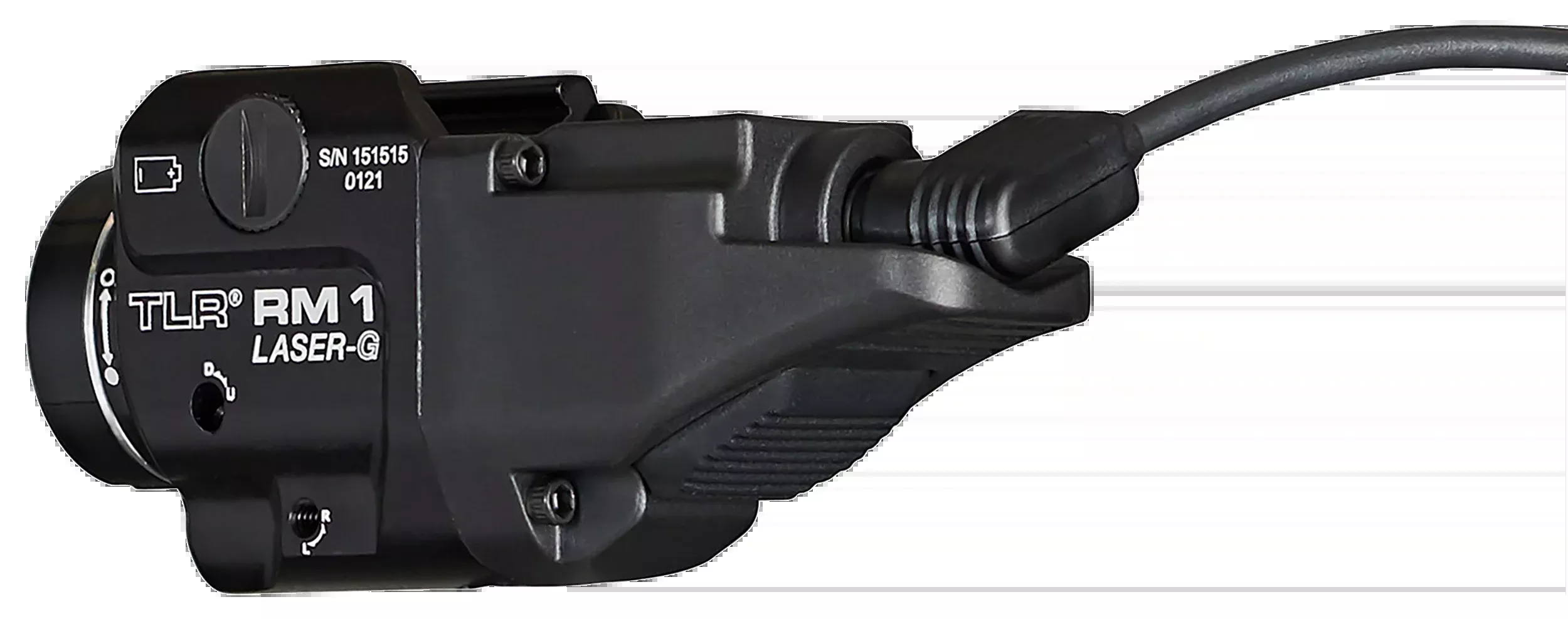 Streamlight TLR RM 1 Rail-Mounted LED Light with Green Laser, 500 Lumens, Remote Switch, 69443