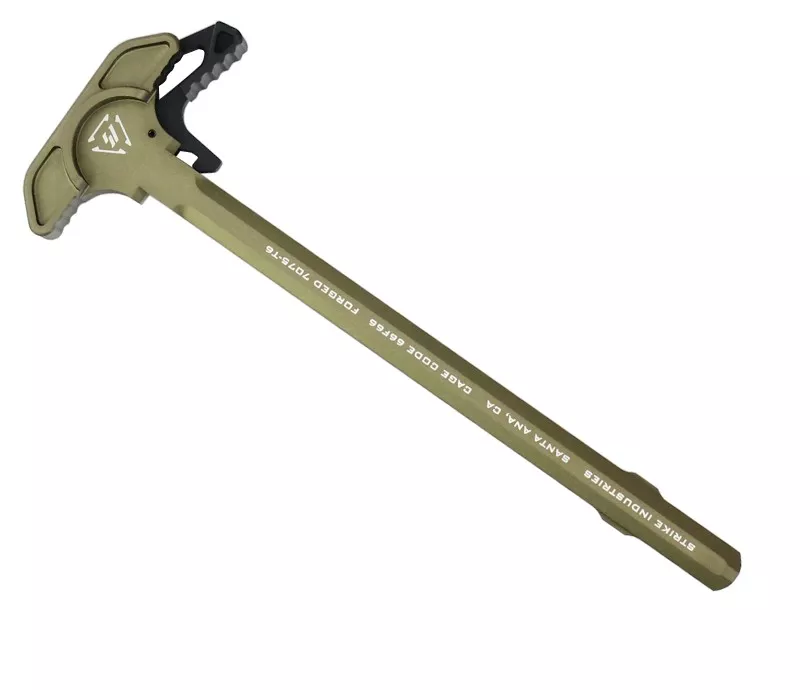 Strike Industries Charging Handle with Extended Latch - FDE