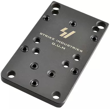 Strike Industries GLOCKGUMV2 Universal Optic Mount for Glock Version 2 Black Compatible w/Glock (Except 42/43/43X/48)