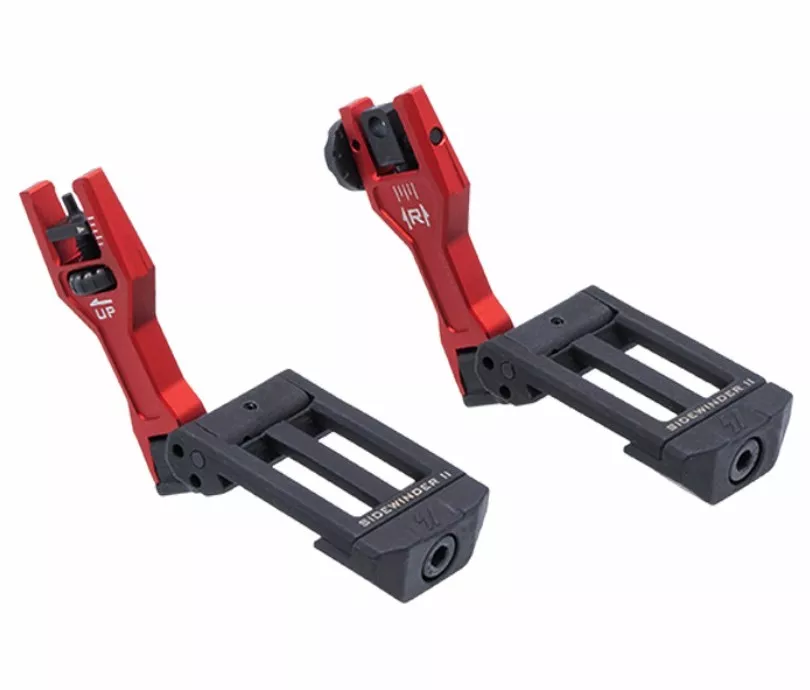 Strike Industries Sidewinder II 45-Degree Offset/Inline Back-Up Iron Sight - Red