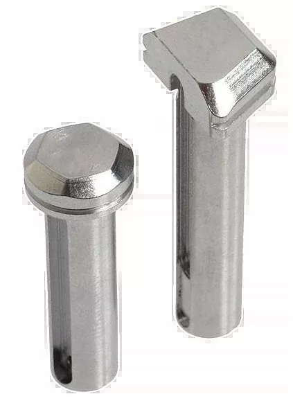 Strike Precision-Machined Extended AR-15/M4/M16 Takedown & Pivot Pin Set, Chrome Steel AREPTPCC